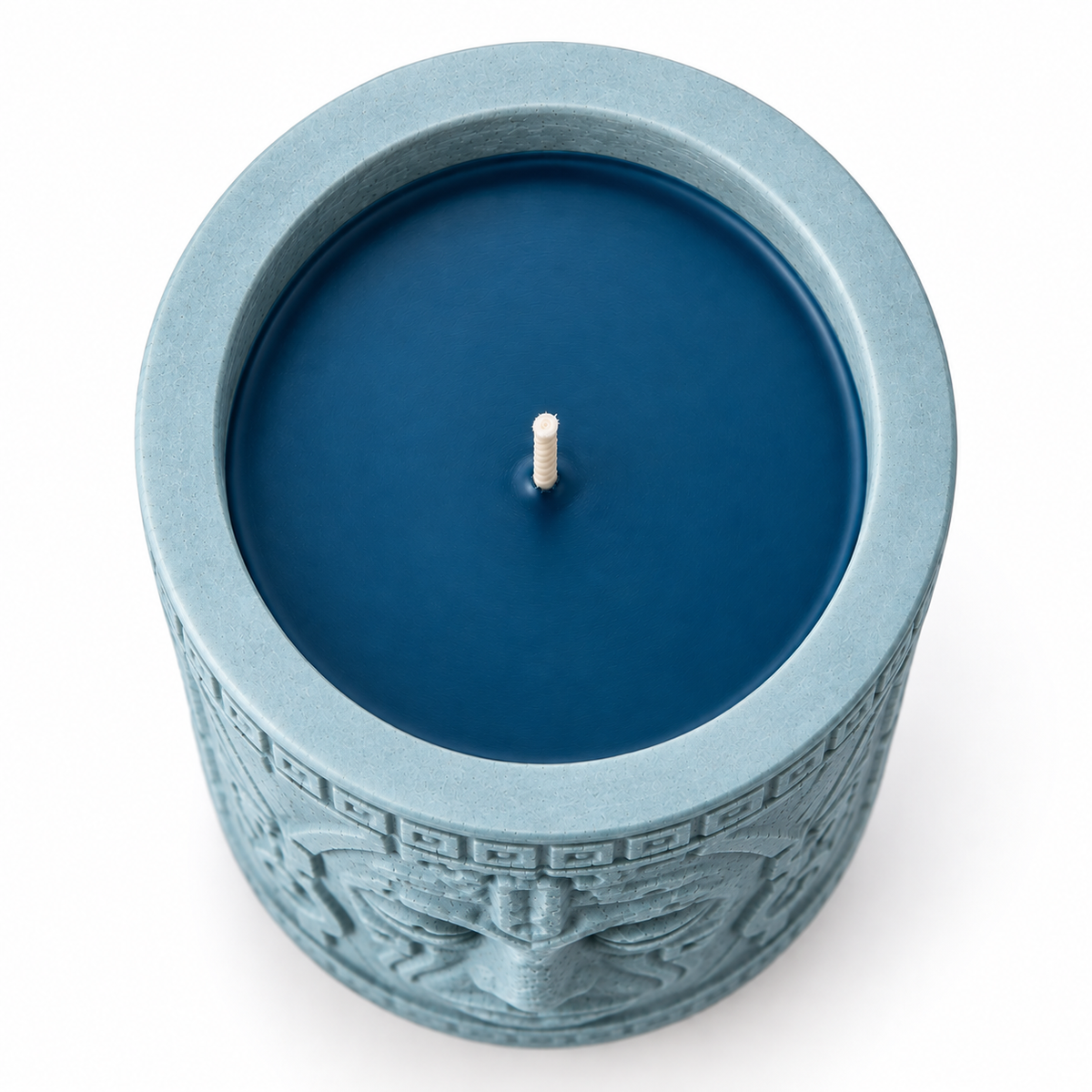 Chaac candle viewed from above by K'abel Rituals